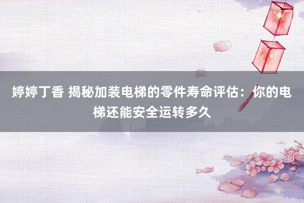 婷婷丁香 揭秘加装电梯的零件寿命评估：你的电梯还能安全运转多久