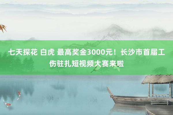 七天探花 白虎 最高奖金3000元！长沙市首届工伤驻扎短视频大赛来啦