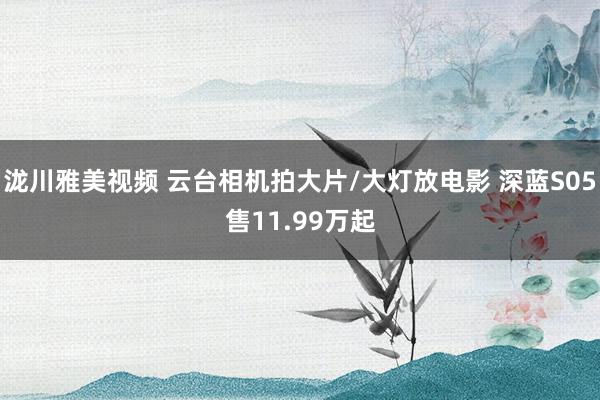 泷川雅美视频 云台相机拍大片/大灯放电影 深蓝S05售11.99万起