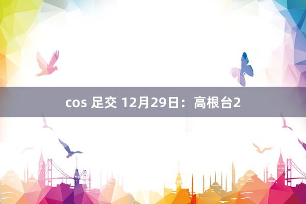 cos 足交 12月29日：高根台2